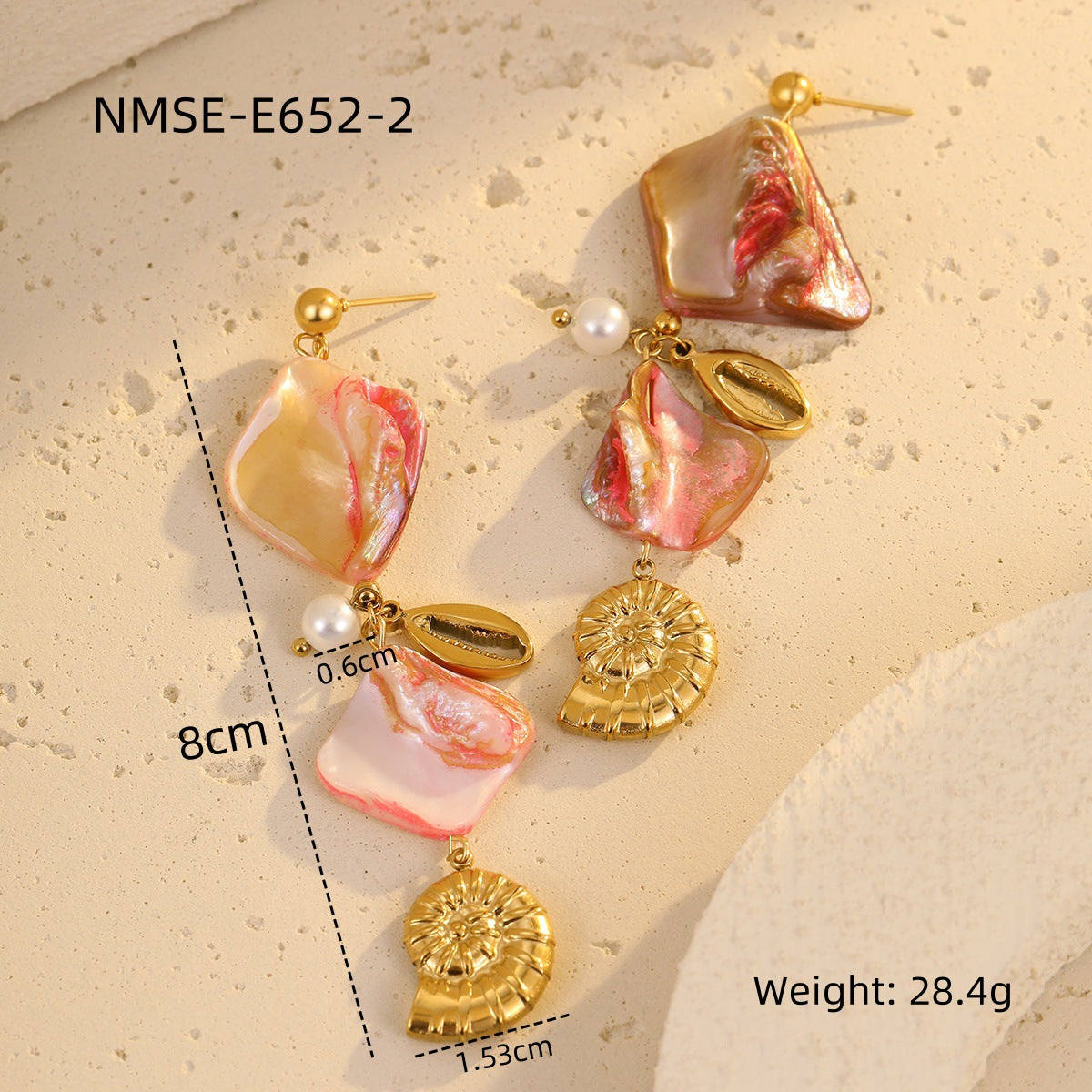 Wholesale Ocean Series Holiday Style Necklace Bracelet Earrings Summer Jewelry